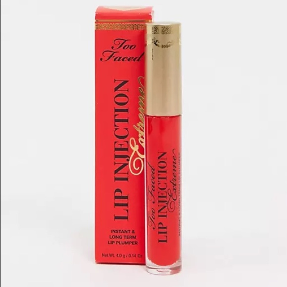 ๐ฃ๐24 HOUR SALE๐๐ฃToo Faced Lip Injections โStrawberry Kissโ BNIB - Picture 2 of 8